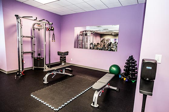 Women's Only workout area