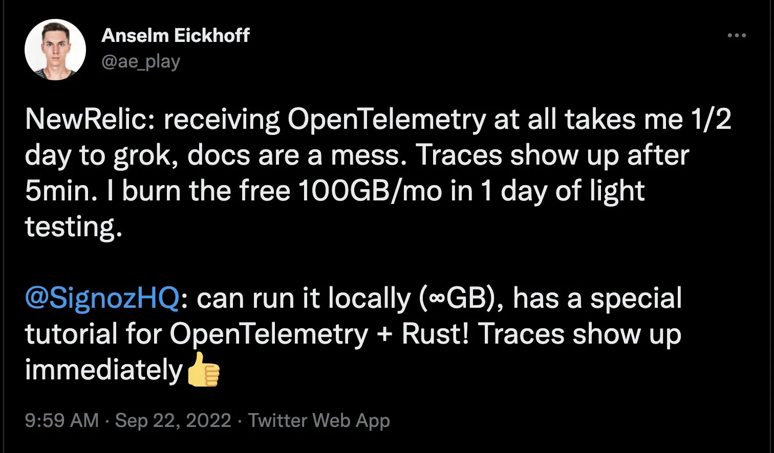 Using OpenTelemetry with New Relic is hard