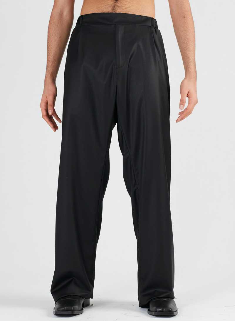 Sigrid Tailored Trousers Black, front view. GmbH AW22 collection.