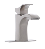 image Pfister Venturi 4 in Centerset Single-Handle Single-Hole Bathroom Faucet in Spot Defense Brushed Nickel