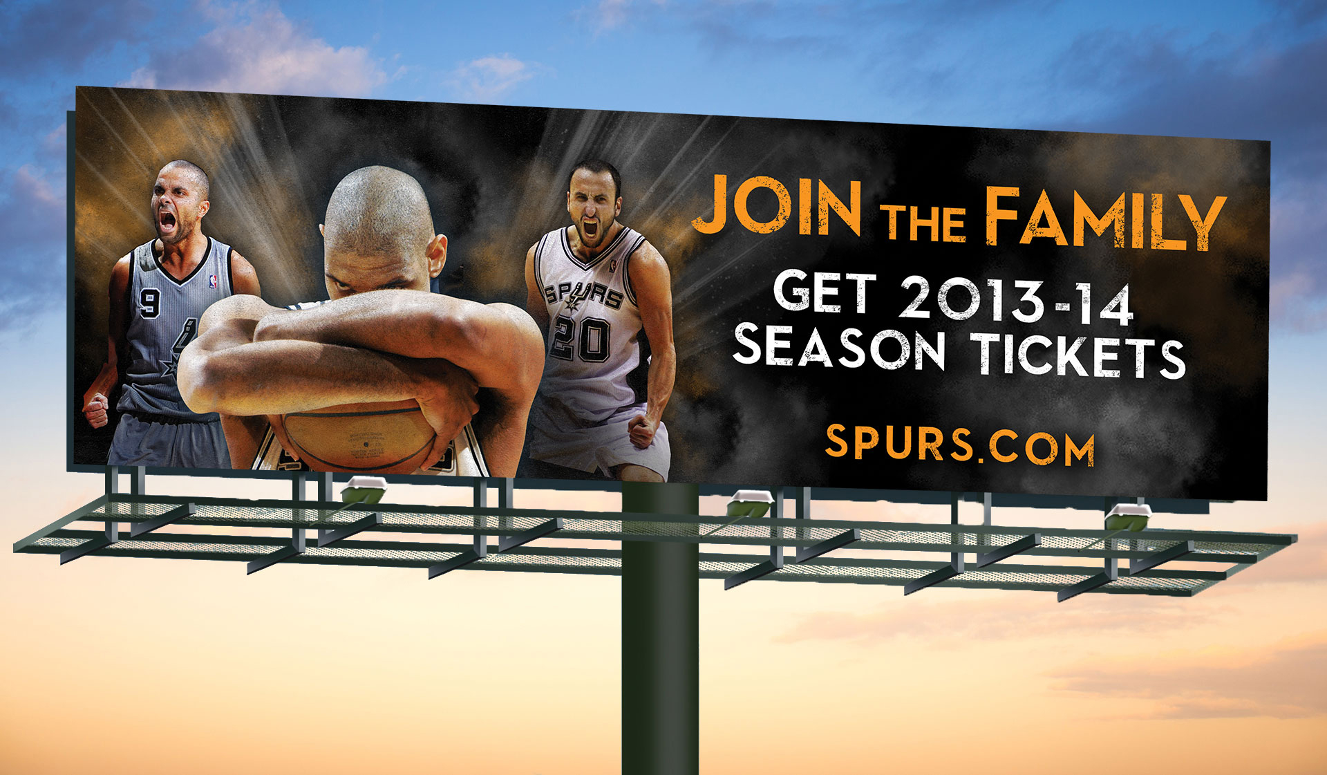 Spurs Family Billboard