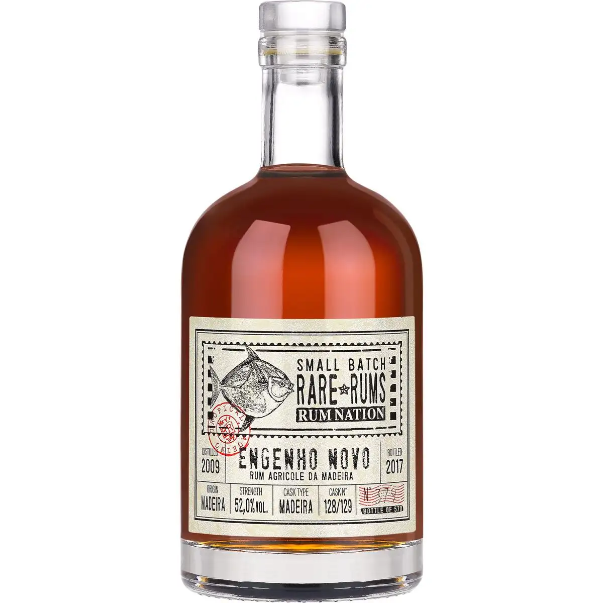 Image of the front of the bottle of the rum Small Batch Rare Rums