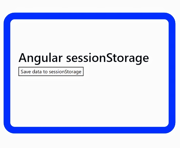 Save data in angular session storage