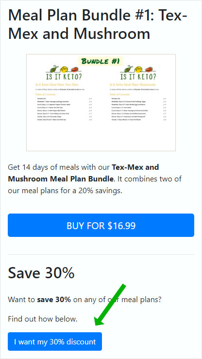 Meal plan discount link