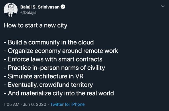 Balajis Cloud City