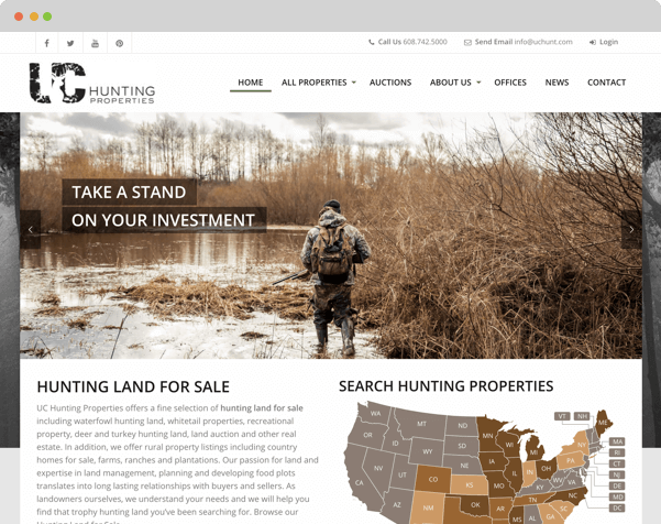 Screenshot of UC Hunting Properties