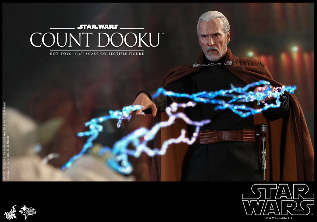 Hot Toys Star Wars: Attack of the Clones MMS496 Count Dooku 1/6th Scale Collectible Figure Hot Toys Star Wars: Attack of the Clones MMS496 Count Dooku 1/6th Scale Collectible Figure