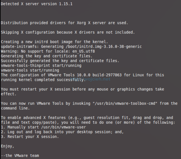How to install Linux VMware Tools in VMware Fusion 8 - 17