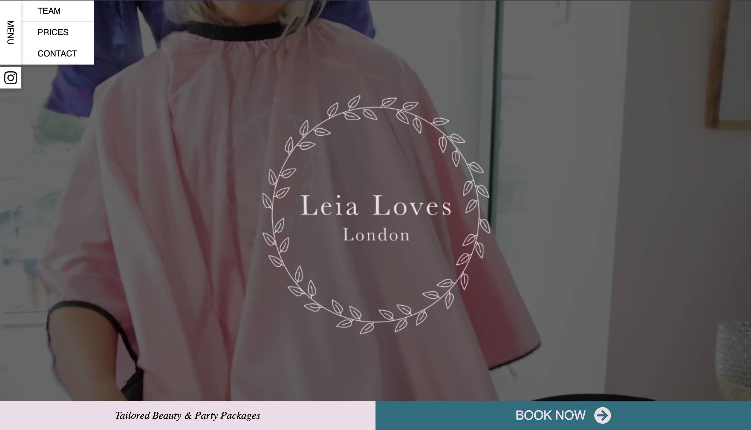 Leia Loves London website screenshot
