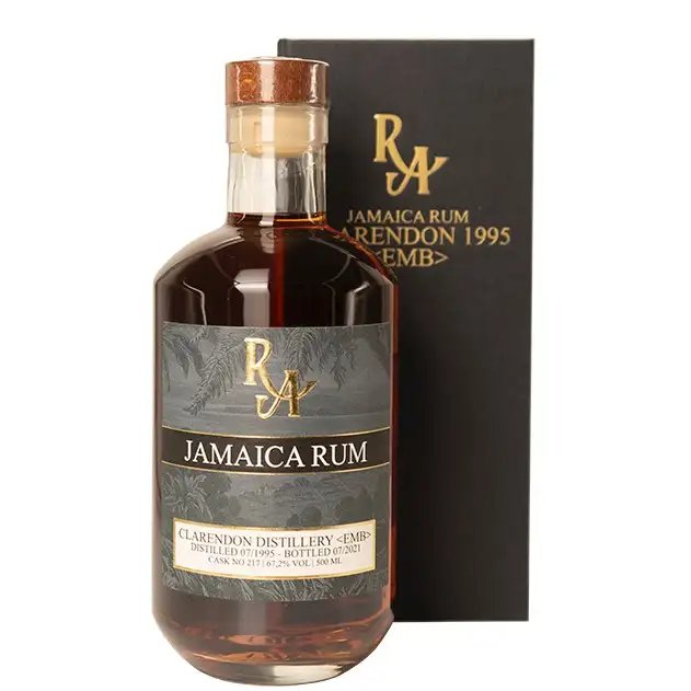 Image of the front of the bottle of the rum Rum Artesanal Jamaica Rum EMB