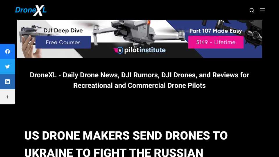 Us Drone Makers Send Drones To Ukraine To Fight The Russian Military