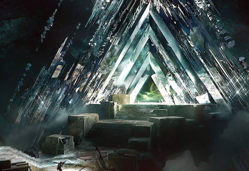 Vault of,Glass background