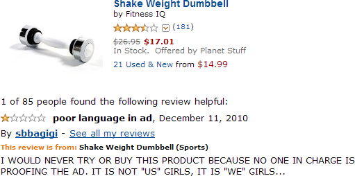 Shake Weight review