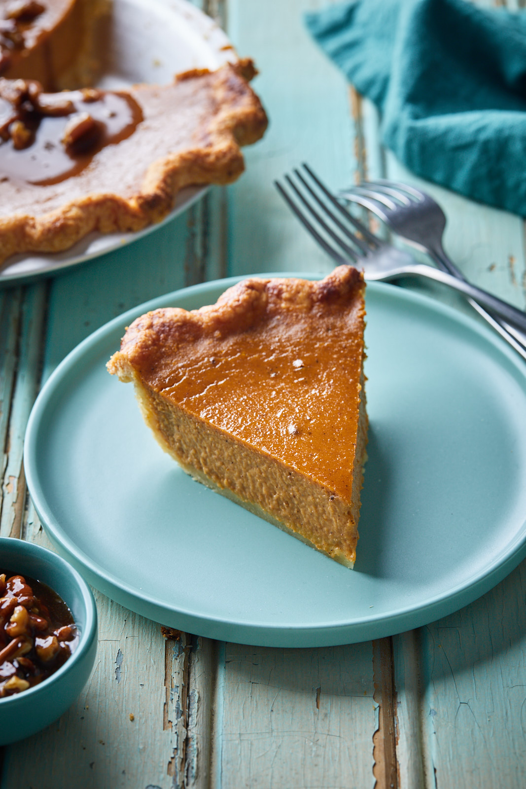 Classic Pumpkin Pie With No Shrink Pie Crust | Olive & Mango