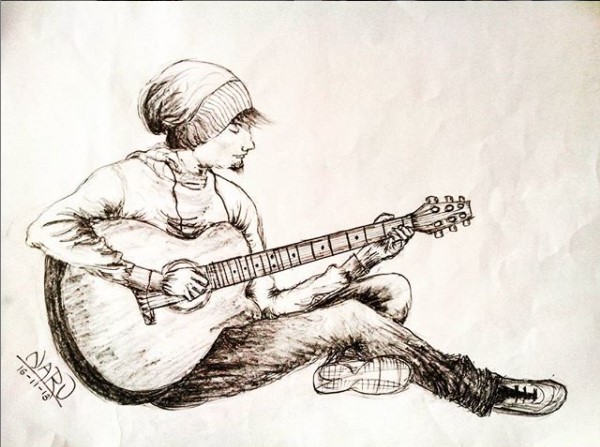 Boy Playing Guitar