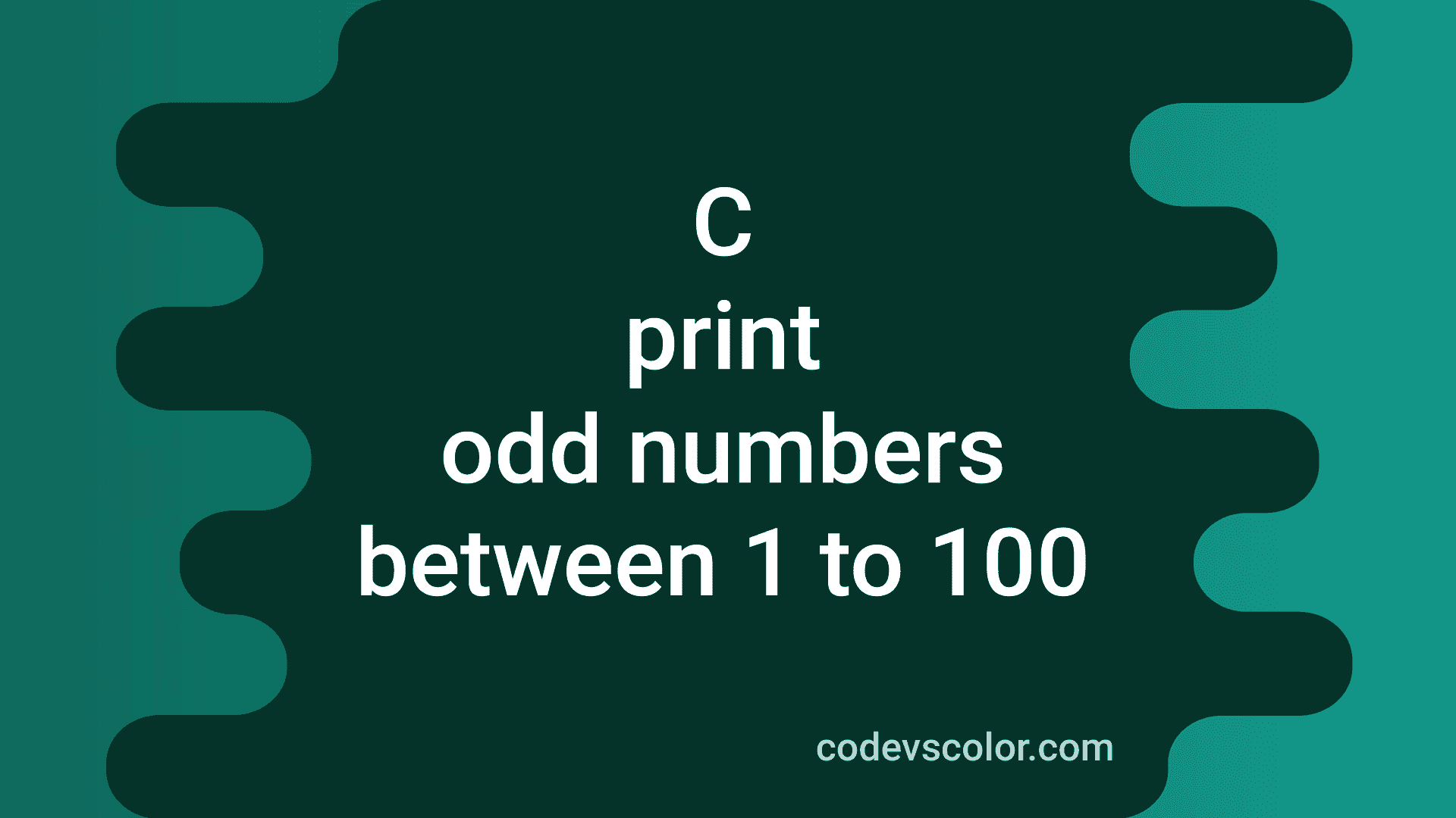 3-different-c-programs-to-print-odd-numbers-between-1-to-100-codevscolor