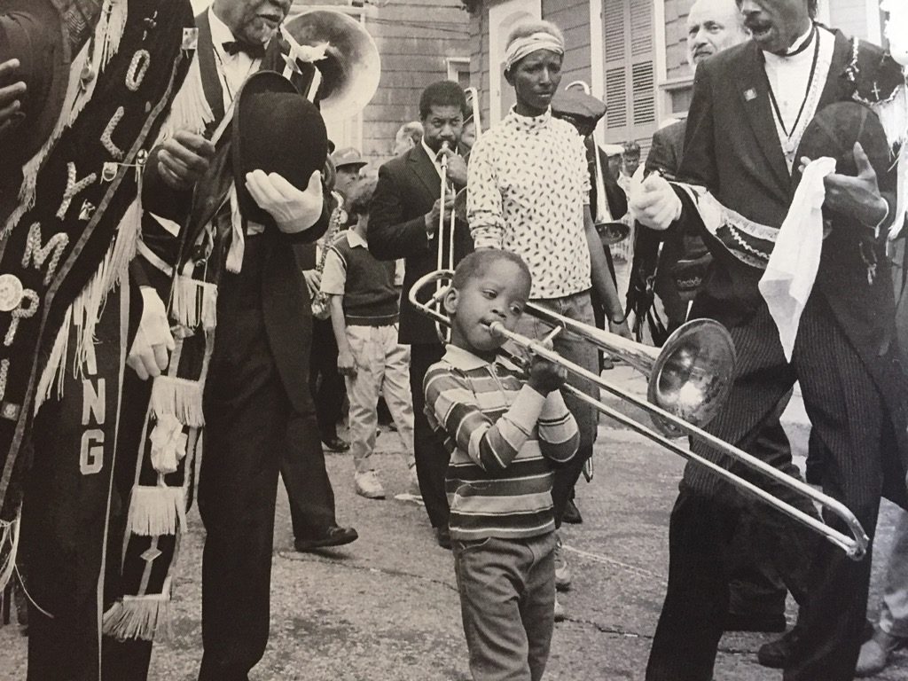 Photo of Trombone Shorty when he was a child