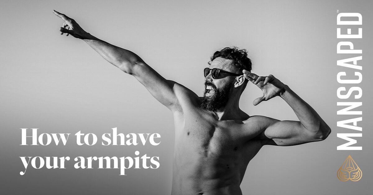 How to shave armpits - 21% of men don't know how | MANSCAPED™ Blog