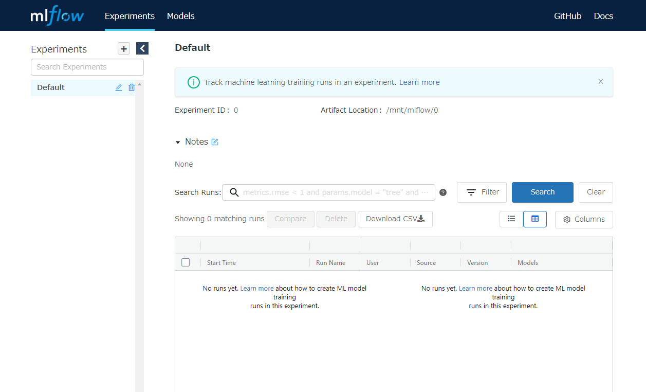 mlflow-default