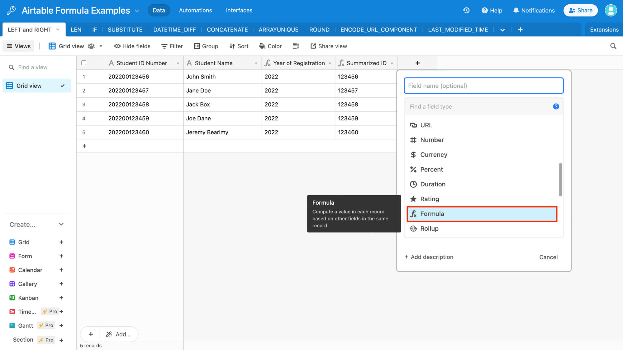 10 Airtable Formulas All No coders Should Know With Examples Bannerbear