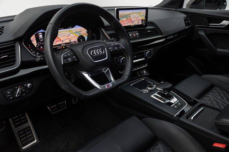 Audi SQ5 3.0 TFSI 354pk Quattro Black Edition Panoramadak Luchtvering Valconaleder+Memory B&O Head-Up Matrix-Dynamisch Keyless Navi-High ACC DriveSelect Trekhaak 21" 360Camera Pdc afbeelding 19