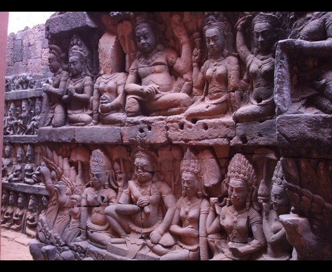 Cambodia Angkor Walls 10