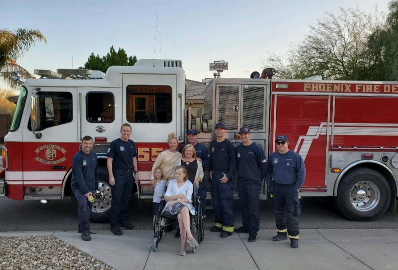 Elderly Patient Visited by Fire Department