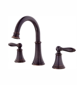 image Pfister Courant 8 in Widespread 2-Handle Bathroom Faucet in Tuscan Bronze