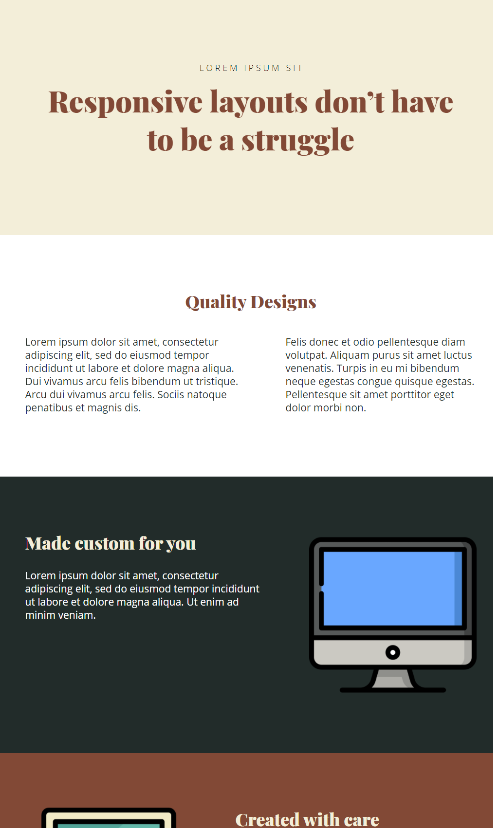 fourth layout design linked