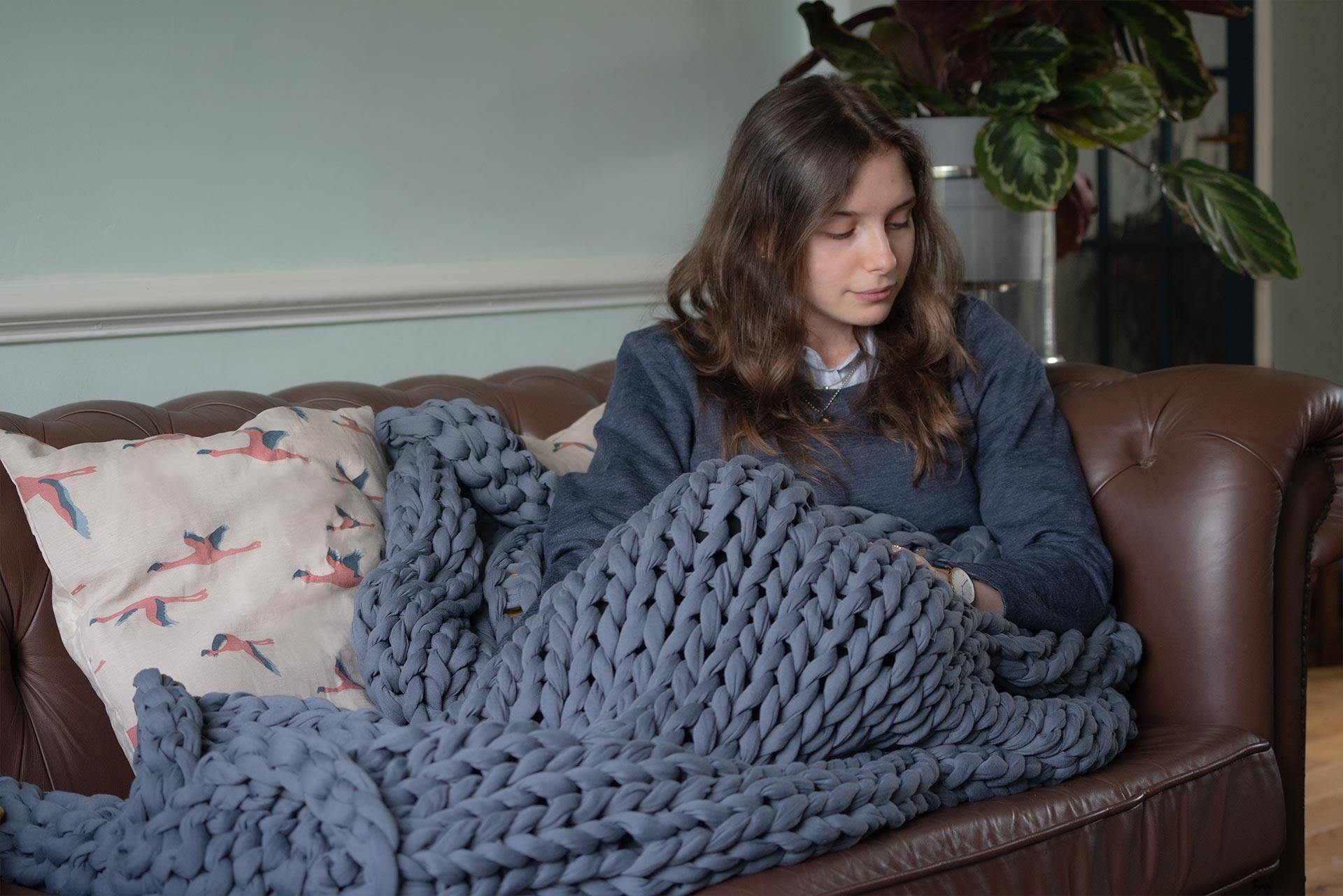 Knitted Weighted Blanket - Sommio