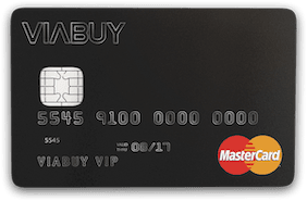 Viabuy Prepaid Kreditkarte schwarz