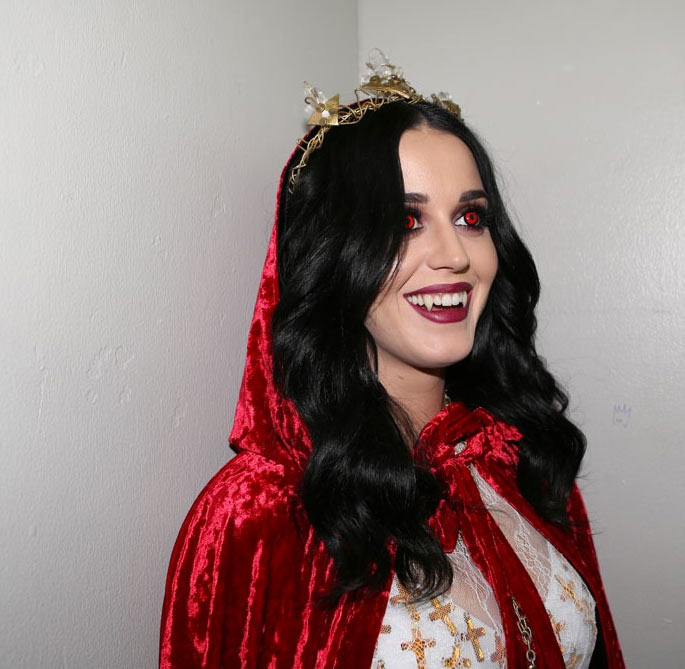 Katy Perry as her true vampire self
