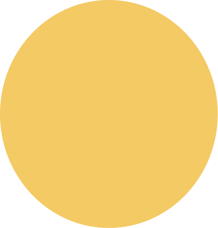 Dark yellow circle.