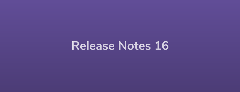 Release Notes: DevRel16