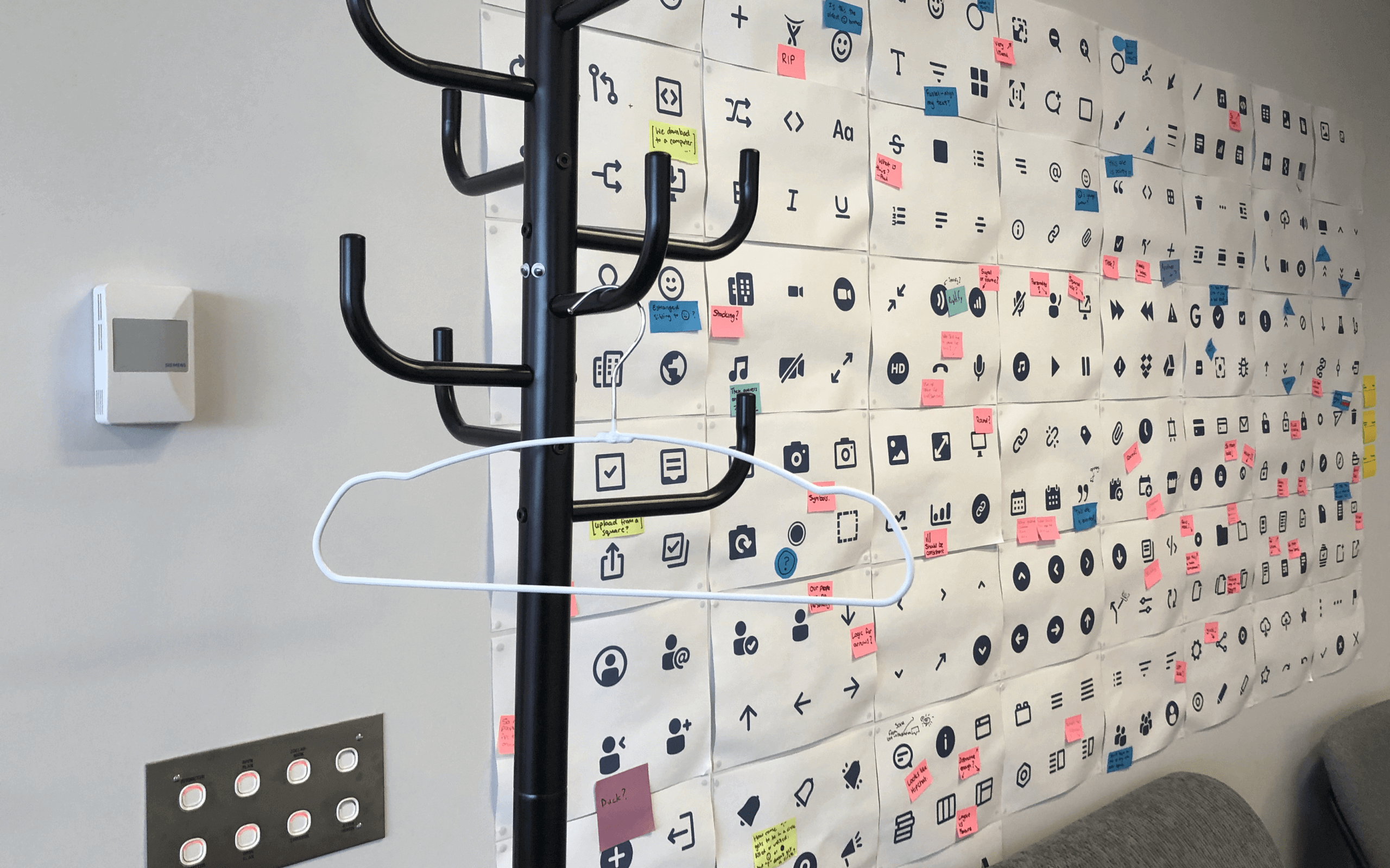 Our longstanding wall of visual feedback for icons