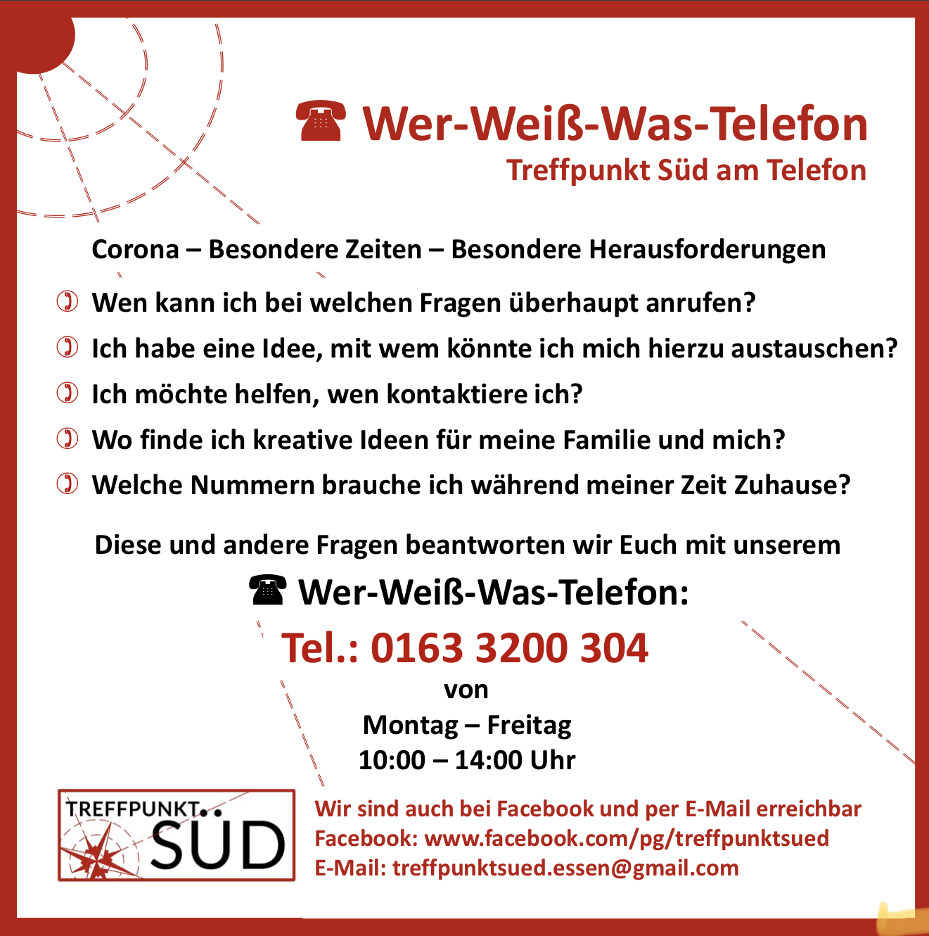 Flyer Wer-Weiß-Was-Telefon