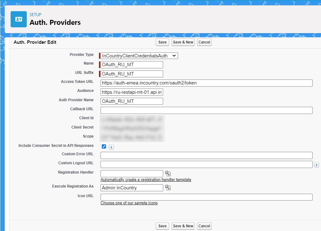 Managing OAuth2 authentication and authorization | InCountry Docs