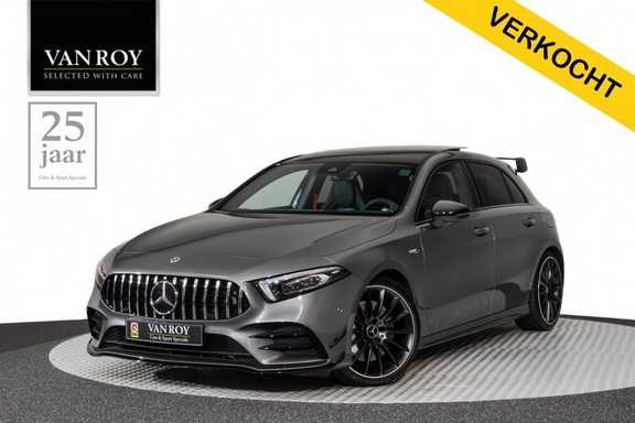 Mercedes-Benz A-Klasse A35 AMG 306pk 4Matic AeroPack Panoramadak Nightpakket Widescreen Schaalstoelen Burmester AmbientLight SuperSportStuur ComandOnline Full-Led 19" Parktronic Camera Pdc