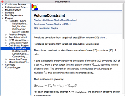 The new in-app documentation is context-sensitive, browsable, features Latex equations and XML examples.