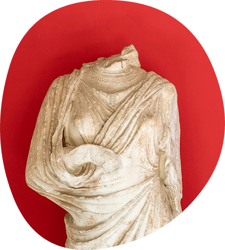 A headless statue