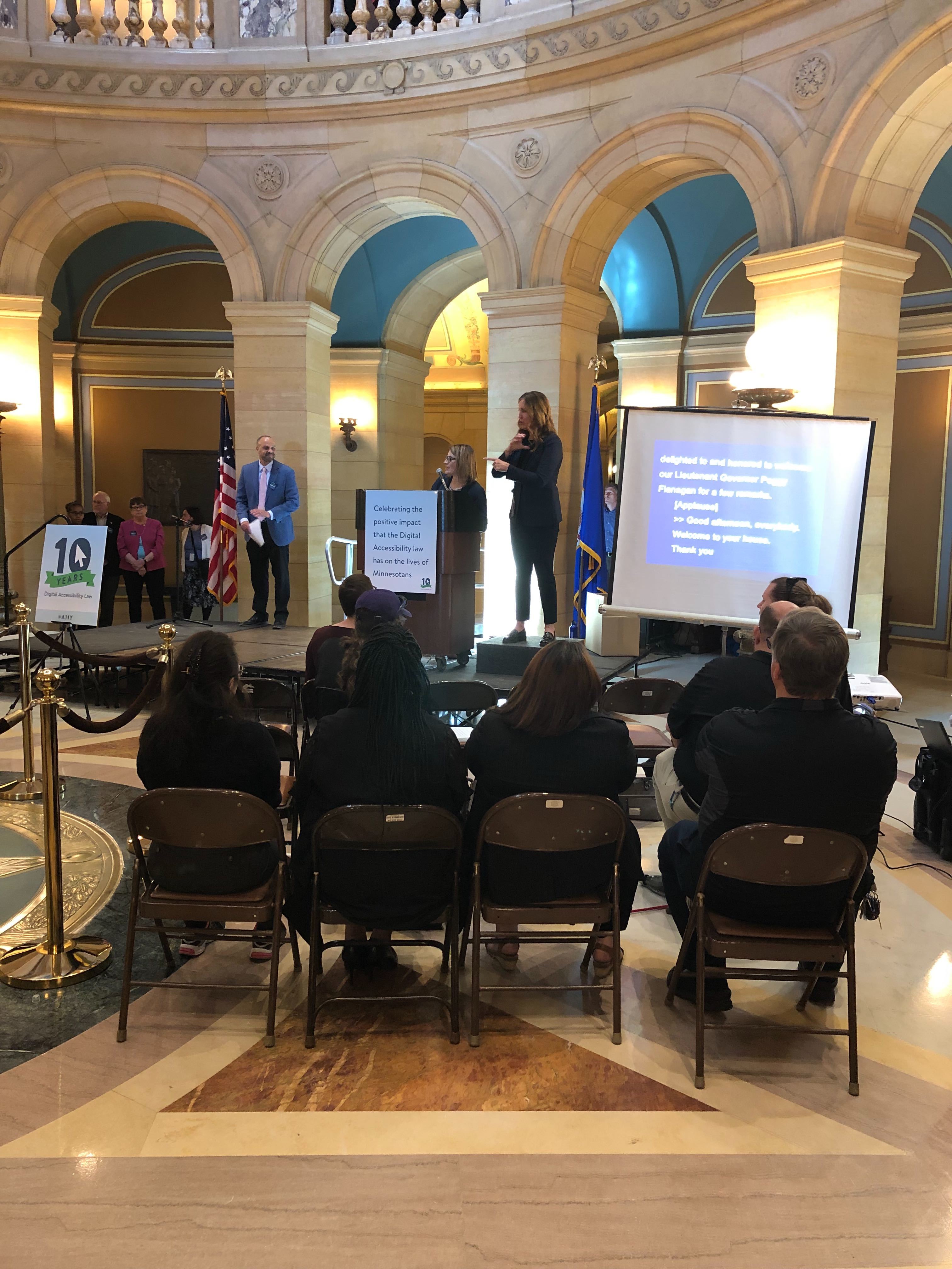 Presentation at Minnesota Digital Accessibility Law Celebration