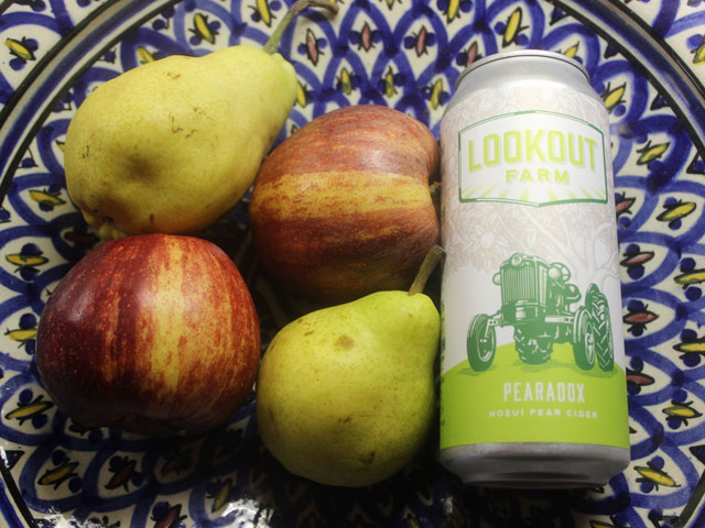 Pearadox, a hard cider from Lookout Farm Taproom
