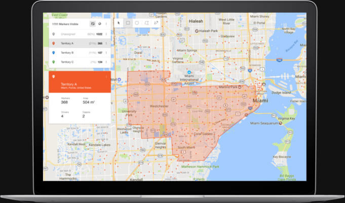 Device territory
