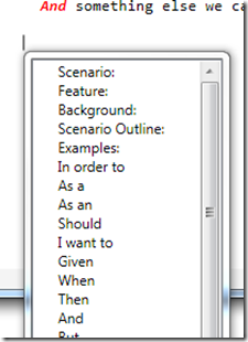 auto-completion