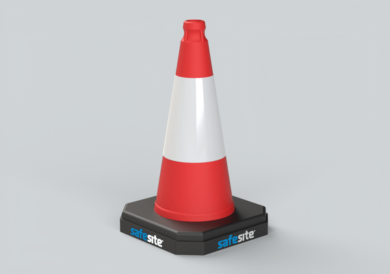 1 Piece Self Weighted Traffic Cone