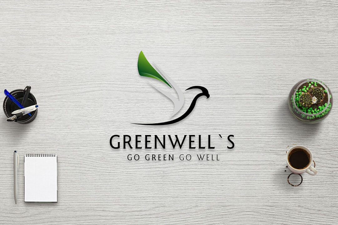 Project Green Well's,  Logo Graphic Design