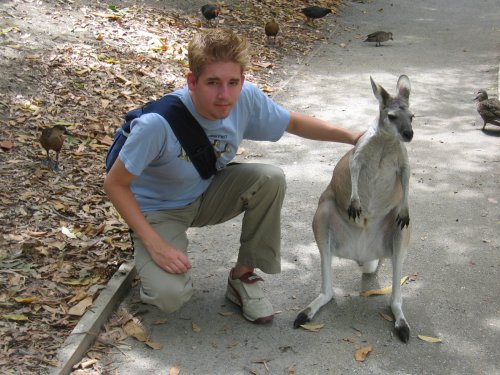 Me and a Wallaby