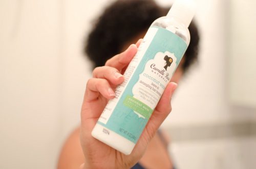 Camille Rose Naturals Coconut Water Leave in Treatment How to Style Really Curly Hair