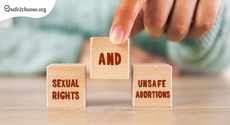 The relation between sexual rights and unsafe abortions worldwide.