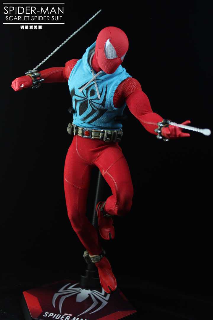 spider man scarlet hot toys